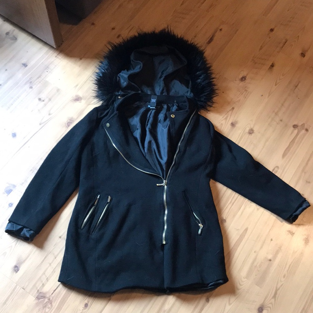 INC International Concepts Coat | Black | Heavy